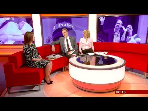 Victoria Howard talks royal baby updates on BBC Breakfast 24/4/18