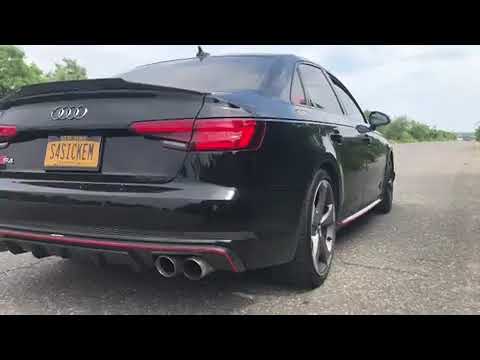 Audi S4 B9 w/ ARMYTRIX Catless Valvetronic Exhaust, hard acceleration sound!
