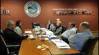 Pickens County Budget Meetings 2018 - Sheriff, Clerk of Court, Public Defender