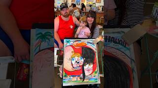 At least the mom thought it was funny 😂 #caricature #funny