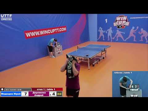 Медведев Юрий Деревянко Андрей Турнир Восток 1 WINCUP 10.07.21 Прямая трансляция Зал1