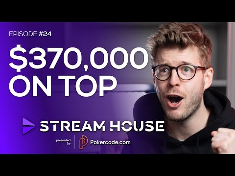 Insane Run $109 SCOOP Main Event $370,000 ON TOP - Stream House #24