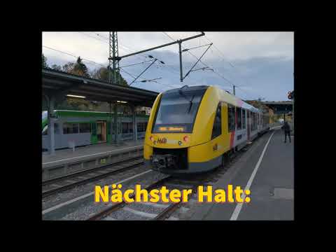 [Hessische Landesbahn] Ansagen RB96 Dillenburg - Betzdorf(Sieg)