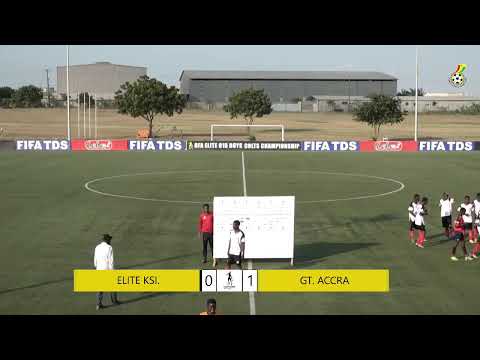 Elite Academy Kumasi vrs Greater Accra  Region - Elite U15 Boys Colts Championship