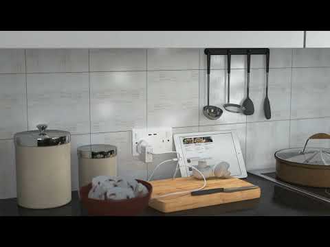 D-Line Cable Tidy Shelf (Grey)