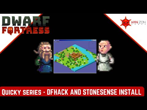 Dwarf fortress in 3D - DFHACK Stonesense install