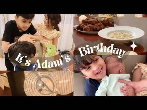 It’s Adam’s Birthday 🥳 • Chocolate Ganache Cake • Broasted Chicken • Coleslaw • Garlic Sauce