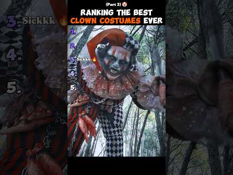 Ranking The Best Clown Costumes Ever #clown #halloween #halloween2025