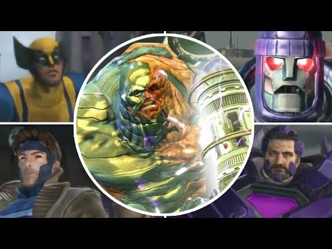X-Men Destiny All Bosses | Boss Fights  (PS3, X360, Wii)