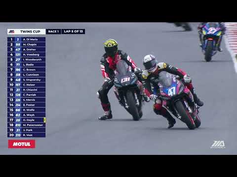 SC-Project Twins Cup Rennen 1 in New Jersey 2025 – HIGHLIGHTS | MotoAmerica