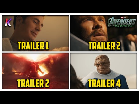 All Four AVENGERS: Doomsday TEASER Trailers!
