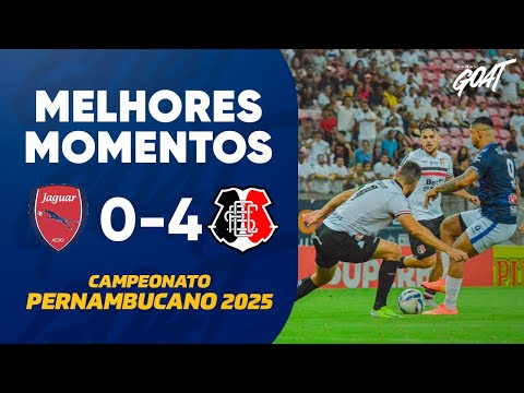 Gols e lances de Jaguar x Santa Cruz