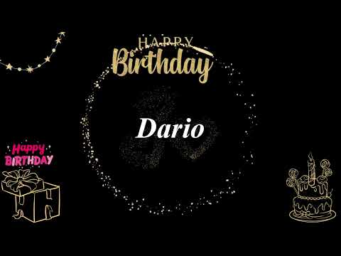 Happy Birthday Dario