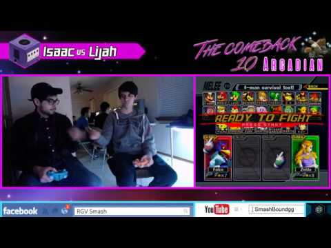 The Comeback 10 ARCADIAN - Isaac (Falco) vs Lijah (Sheik) - WInners R1
