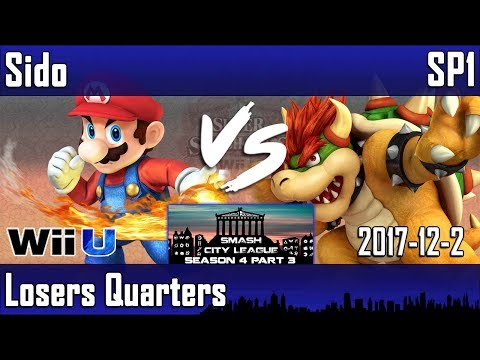 SCLS4P3 -LQ- Sido (Mario) vs SP1 (Bowser) - Smash 4