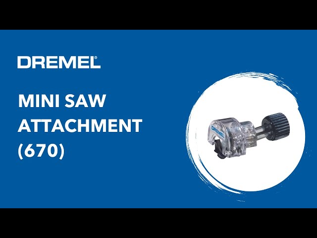 Video Teaser für Precise Cuts? Check! Meet the Dremel Mini Saw Attachment (670)