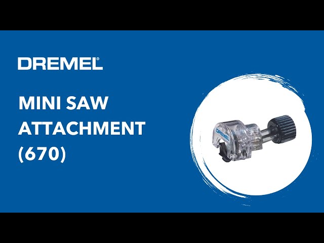 Video teaser for Precise Cuts? Check! Meet the Dremel Mini Saw Attachment (670)