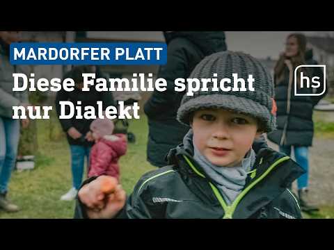 Seltener Dialekt: Janne (6) und Johann (2) werden mit Mardorfer Platt groß | hessenschau