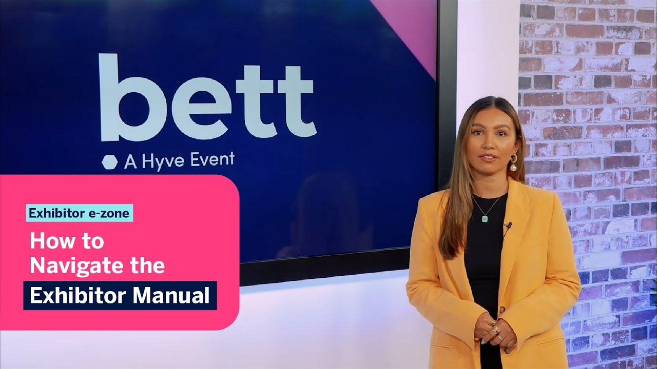 Exhibitor Guide - How to Navigate the Exhibitor Manual