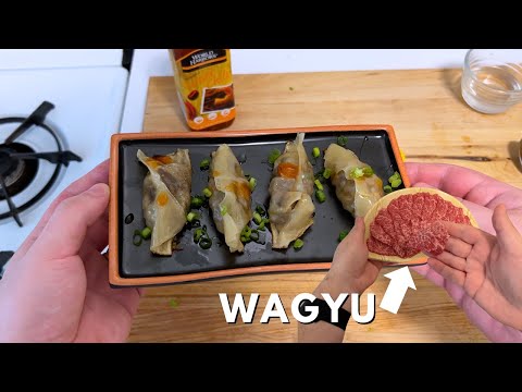Lets Make Some Wagyu Gyoza!