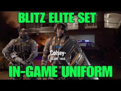 BLITZ ELITE UNIFORM ON PS4 - Rainbow Six Siege