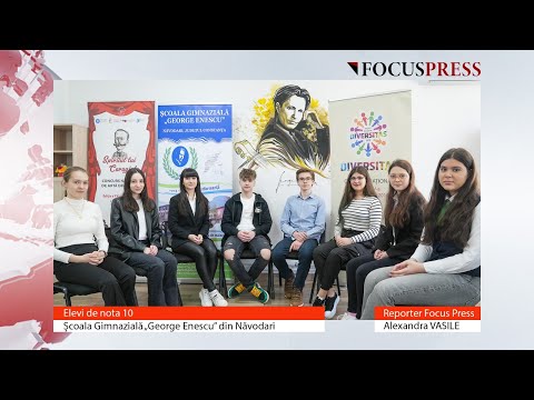 Interviu cu elevii de nota 10 de la Școala Gimnazială George Enescu din Năvodari