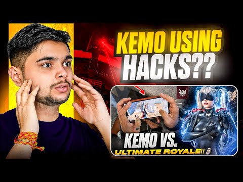 Is Kemo Using Hack ? Exposed 🤯 Fastest 4 Finger Player in ULTIMATE ROYALE BGMI | Bixi Op Reacts