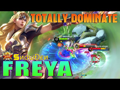 Unstoppable Freya Totally Dominate! Top 1 Global Freya by sиσωÐєи 大   MLBB