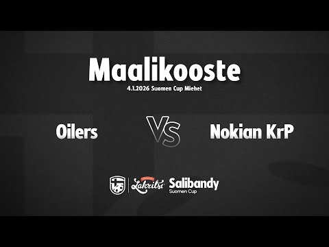 Maalikooste: Oilers - Nokian KrP (Suomen Cup M)
