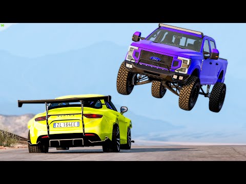 Out Of Control Rollover Crashes #34 - BeamNG Drive Crashes