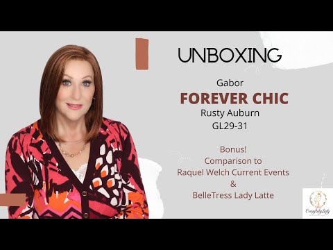 Gabor FOREVER CHIC wig review | Rusty Auburn | GL29/31 |  Unboxing and BONUS Sister Styles!