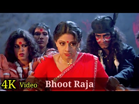 Bhoot Raja 4K Video Song | ChaalBaaz | Rajnikanth | Sridevi | Johnny Lever, Kavita Krishnamurthy HD