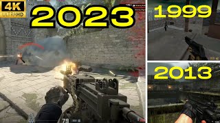 Evolution Of Counter Strike 1999 to 2023 | all games | 4k 60fps