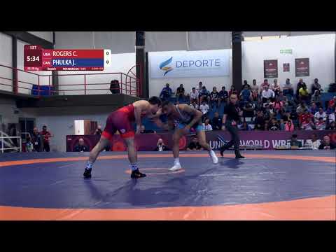 Round 1 FS - 79 kg: C. ROGERS (USA) v. J. PHULKA (CAN)