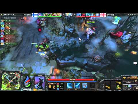 Finland vs Georgia Game 1 - IesF Baku 2014 3rd Place Decider - @TobiwanDota & @DurkaDota