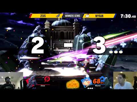 TBC 25 - Zeus (Ridley) vs. Myran (Olimar) - Winners Semis - Smash Ultimate Singles