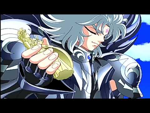 Batalla de Seiya con la armadura divina vs thanatos