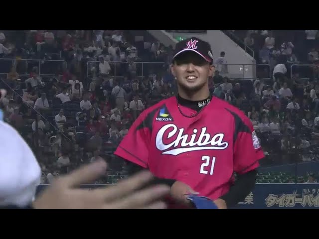 【10回表】マリーンズ・内 ピンチ招くも復帰登板を無失点で飾る!! 2016/9/2 M-L