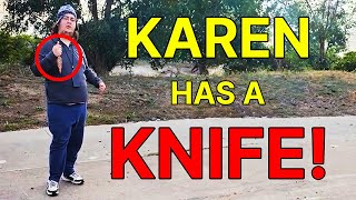 Guy with KNIFE confronts Drone Pilot!