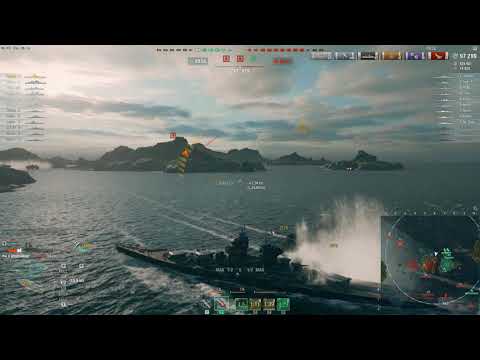 Bourgogne T10 French BB | 7 Kills, 308k Damage | World of Warships