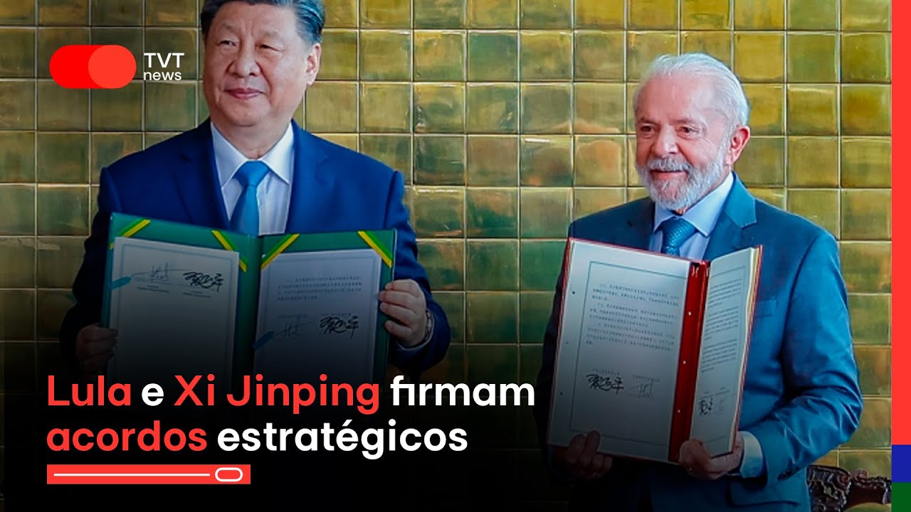 #aovivo  Diplomacia Brasil-China: Lula e Xi Jinping firmam acordos estratégicos - 13/5/2025
