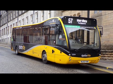 GNE Route:57|Heworth-Wardley|NL63 YAK/5384|Optare Versa.