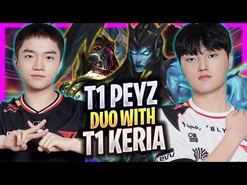 T1 PEYZ DUO WITH T1 KERIA! - T1 Peyz Plays Kalista ADC vs Yunara! | Season 2026