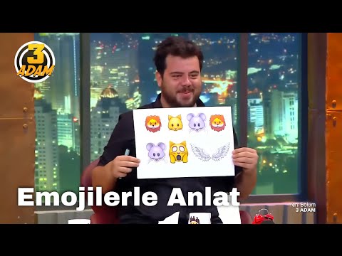 Emojilerle Anlat - Tolga Sarıtaş, Koray Avcı ve Afra Saraçoğlu Yarışıyor | 3 Adam