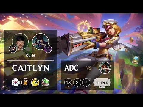 Caitlyn ADC vs Miss Fortune - KR Challenger Patch 9.21