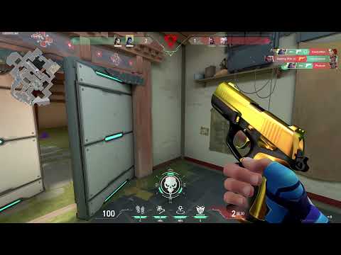 Classic + gold gun ace Valorant