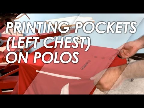 How to Screen Print on the Left Chest of a Polo