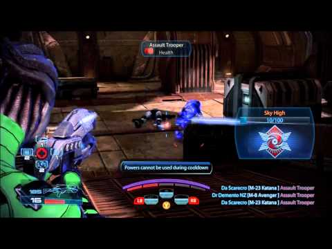 Mass Effect 3 Asari Gameplay Multiplayer