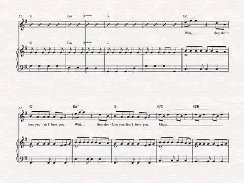 Oboe - Maps - Yeah Yeah Yeahs Sheet Music, Chords, & Vocals