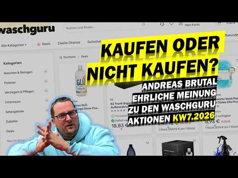 🚗✨AUTOPFLEGE-SCHNAPPER KW7/2026 – Die besten Waschguru-Angebote: SONAX, Gloria, ServFaces...